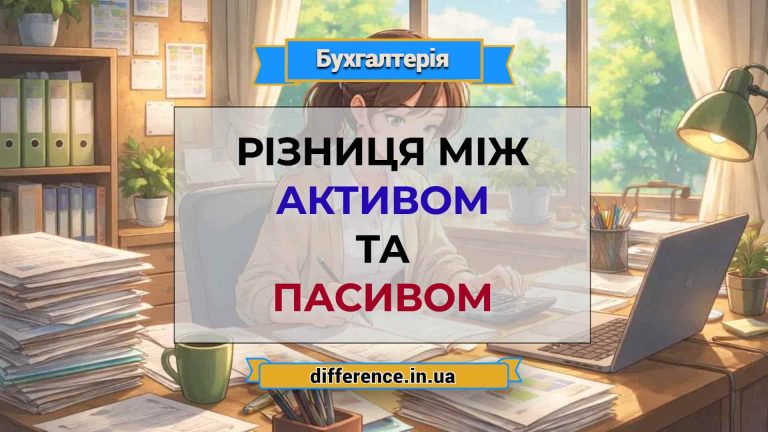 Різниця між активом та пасивом