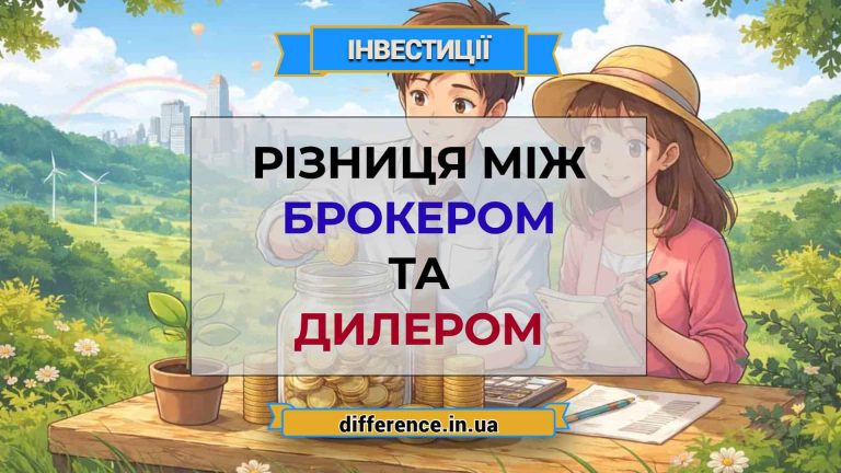 Різниця між брокером та дилером