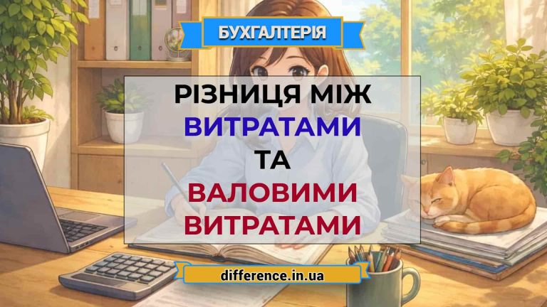 Різниця між витратами та валовими витратами