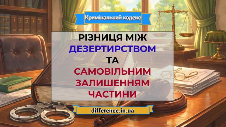 Різниця між дезертирством та самовільним залишенням частини