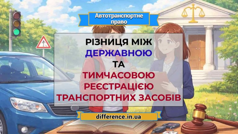 Різниця між державною і тимчасовою реєстрацією транспортних засобів
