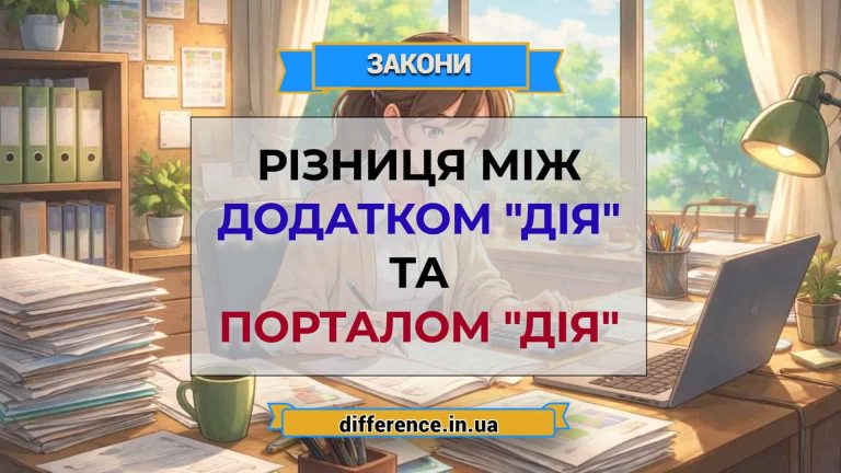 Різниця між додатком _Дія_ та порталом _Дія_