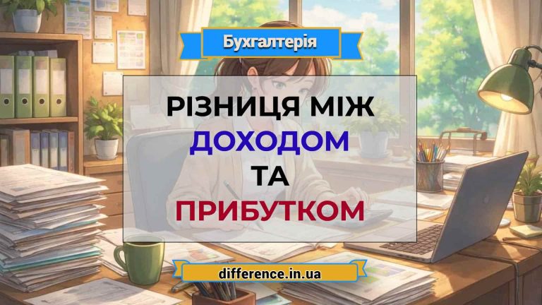 Різниця між доходом та прибутком