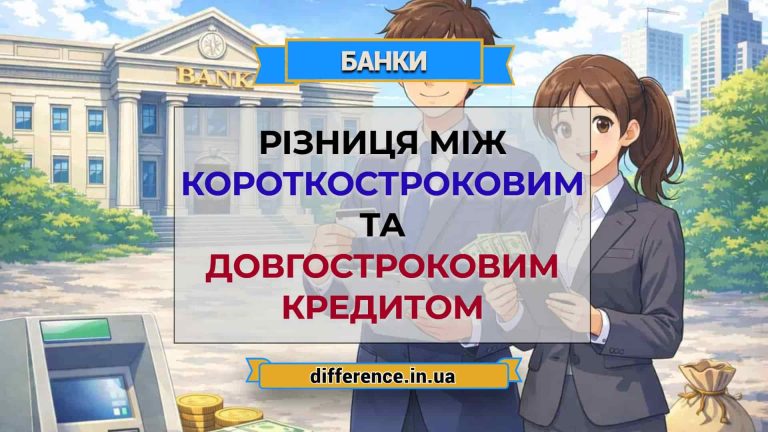 Різниця між короткостроковим і довгостроковим кредитом