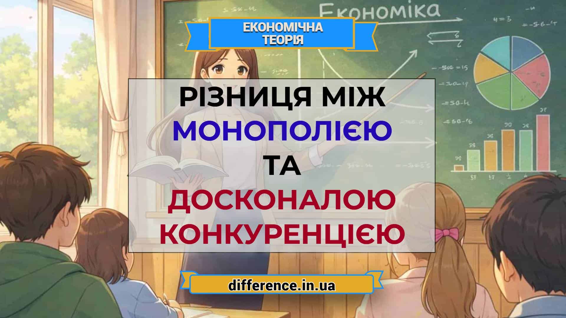 Різниця між монополією і досконалою конкуренцією