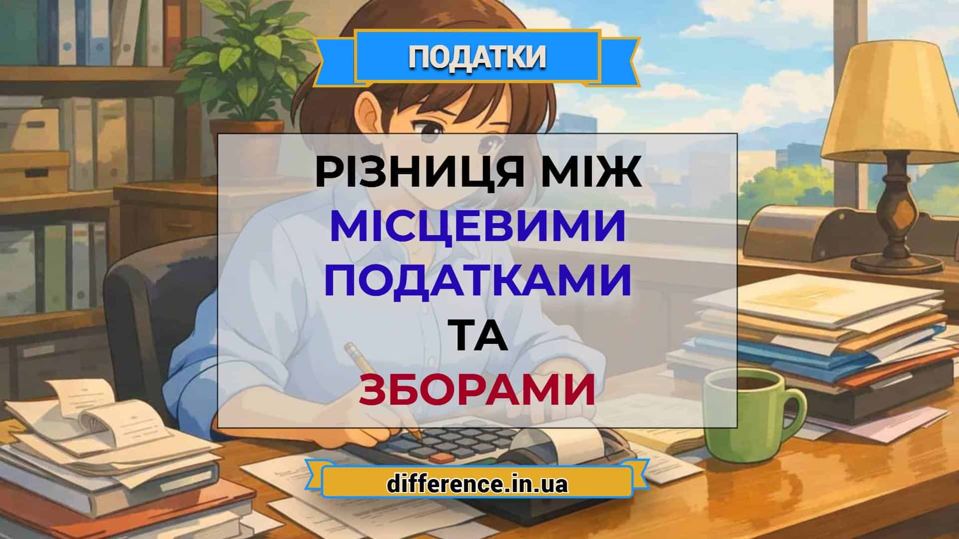 Різниця між місцевими податками та зборами
