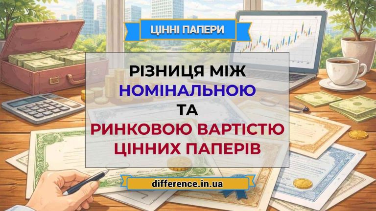 Різниця між номінальною та ринковою вартістю цінних паперів
