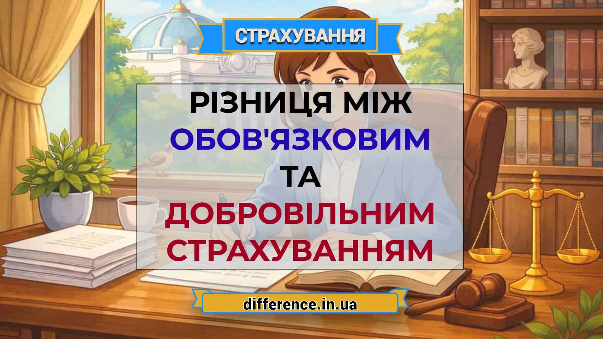 Різниця між обов'язковим і добровільним страхуванням