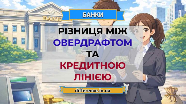 Різниця між овердрафтом і кредитною лінією