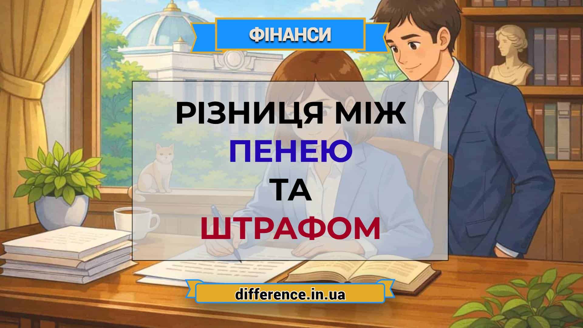 Різниця між пенею та штрафом