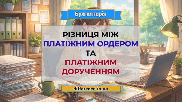 Різниця між платіжним ордером і платіжним дорученням