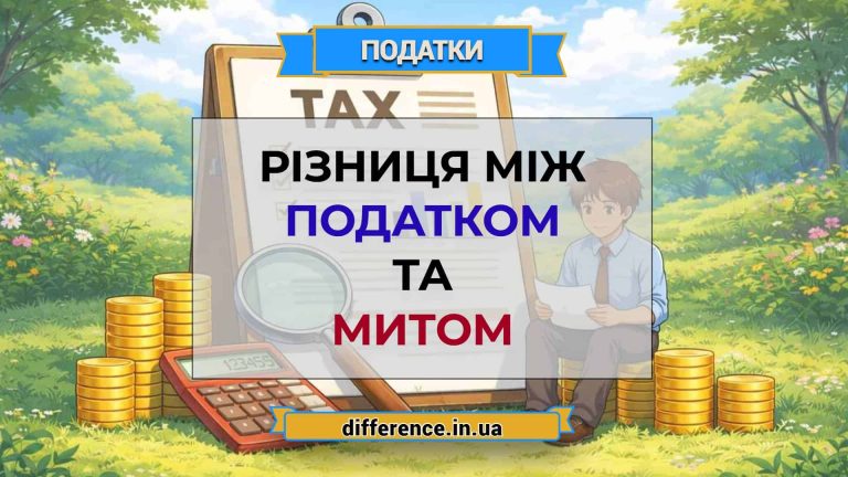 Різниця між податком та митом