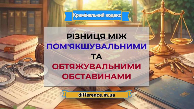 Різниця між пом'якшувальними та обтяжувальними обставинами