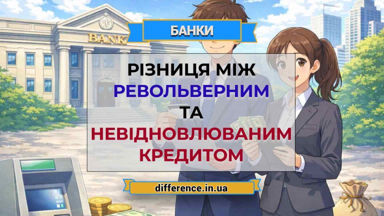 Різниця між револьверним і невідновлюваним кредитом