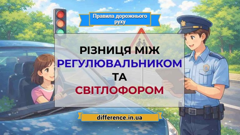Різниця між регулювальником та світлофором