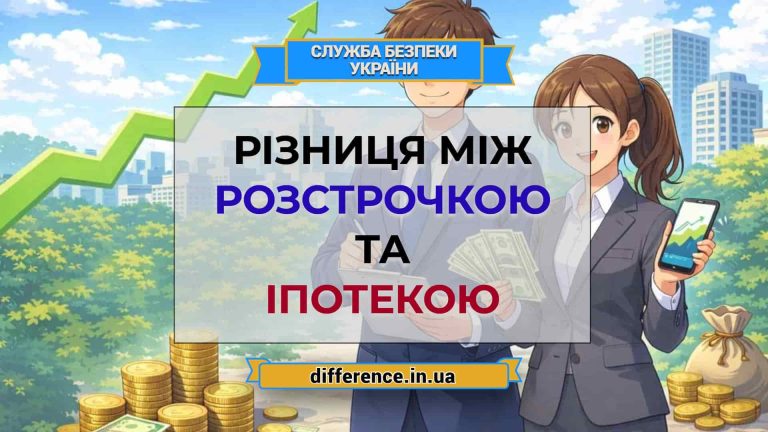 Різниця між розстрочкою та іпотекою