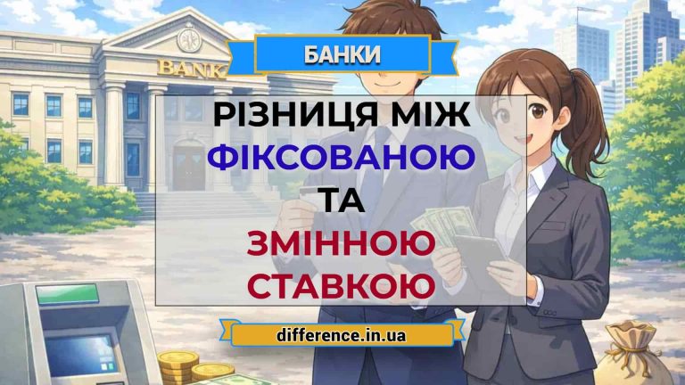 Різниця між фіксованою і змінною ставкою