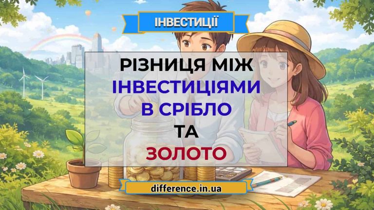 Різниця між інвестиціями в срібло та золото