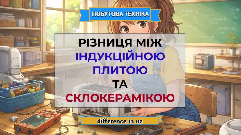 Різниця між індукційною плитою та склокерамікою
