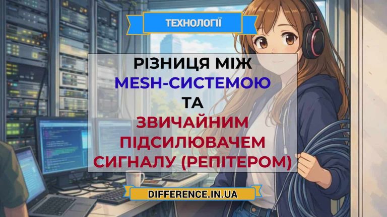 Різниця між Mesh-системою та звичайним підсилювачем сигналу (репітером)