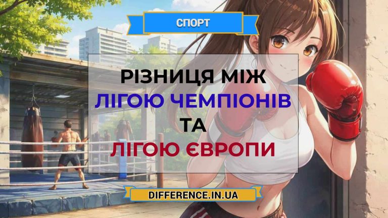 Різниця між Лігою чемпіонів та Лігою Європи