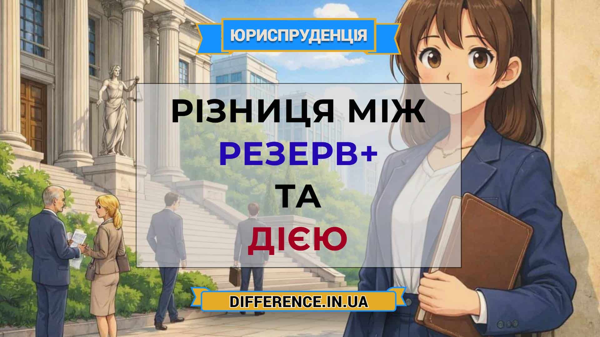Різниця між Резерв+ та Дією