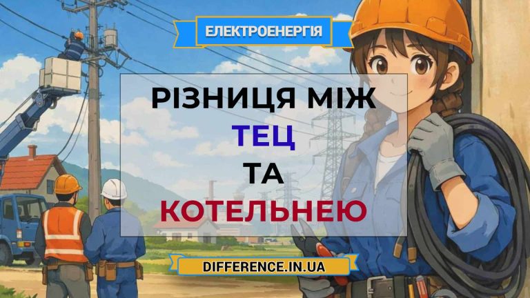 Різниця між ТЕЦ та котельнею