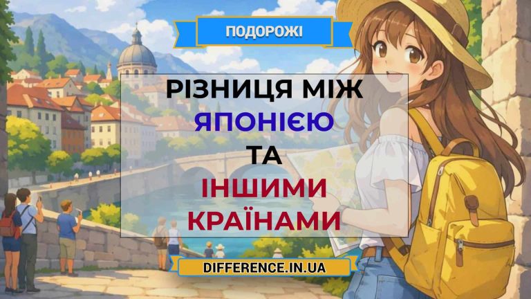 Різниця між Японією та іншими країнами