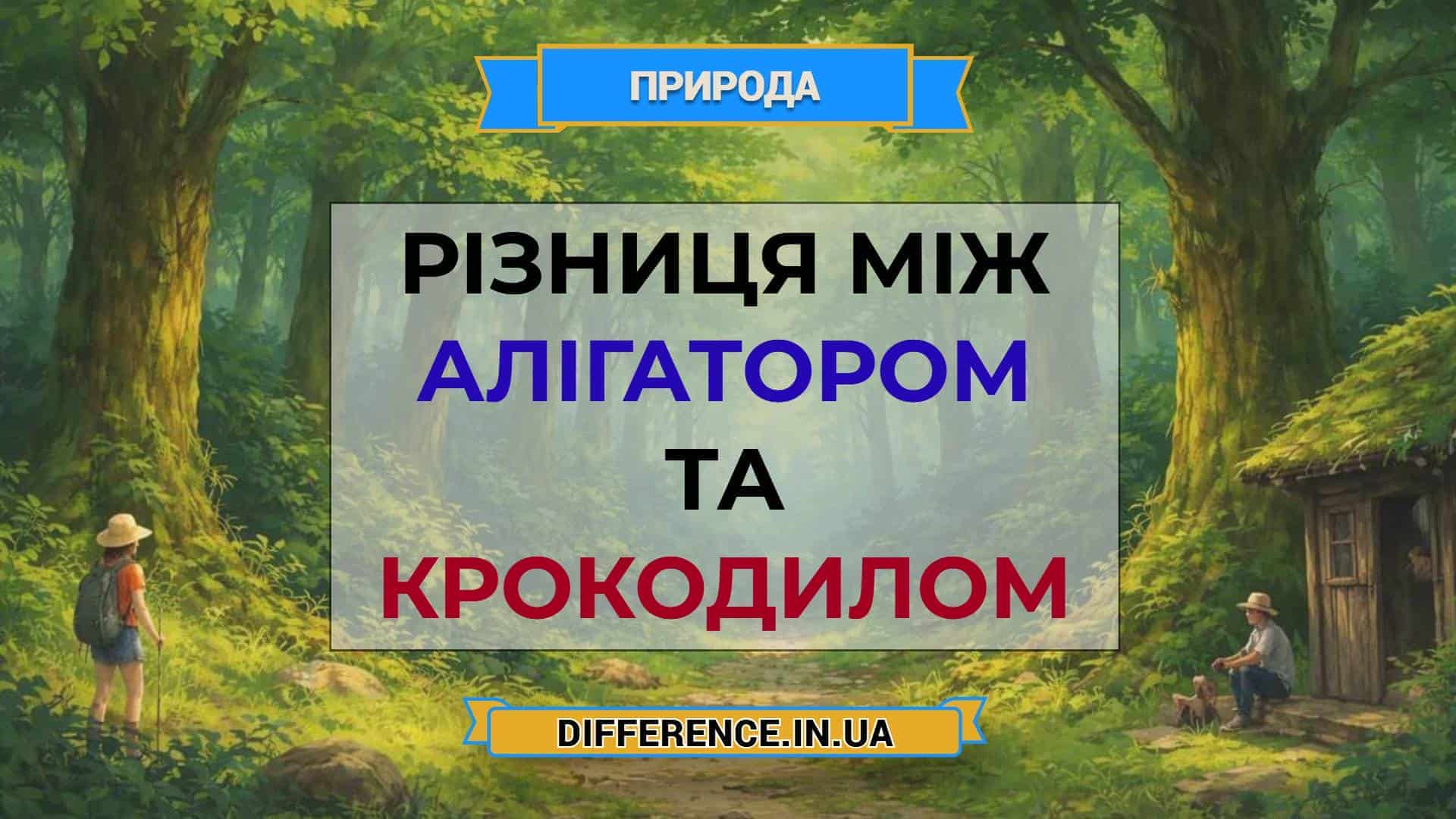 Різниця між алігатором та крокодилом