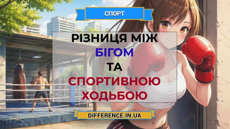 Різниця між бігом та спортивною ходьбою