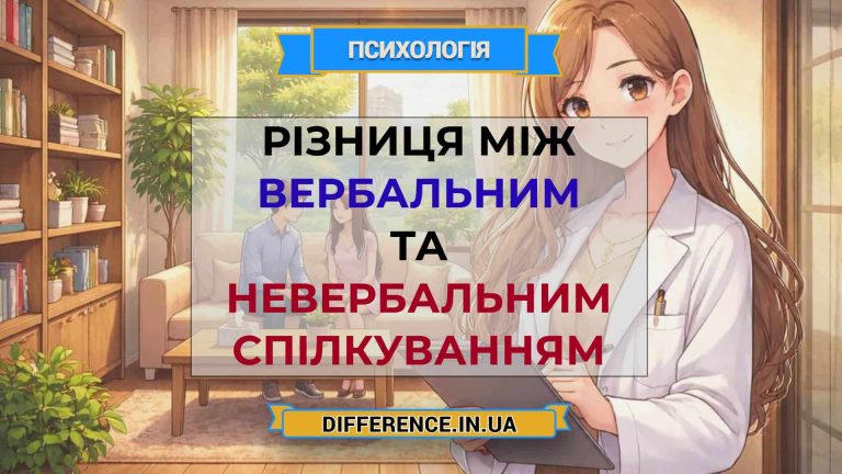 Різниця між вербальним та невербальним спілкуванням