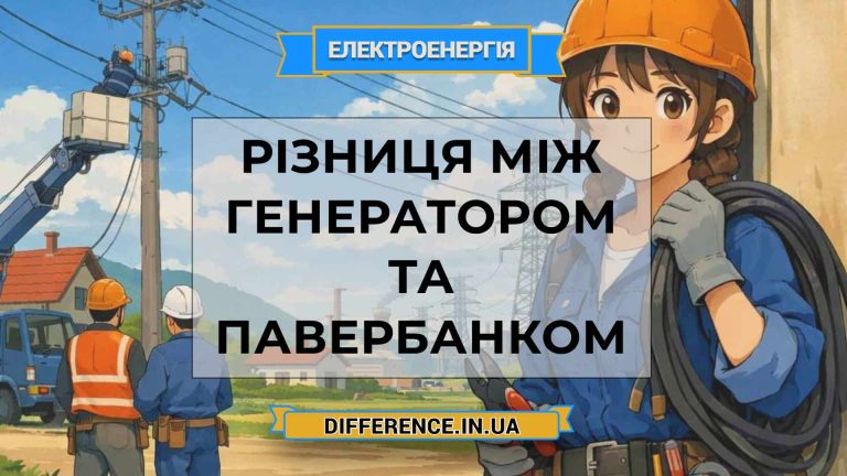 Різниця між генератором та павербанком