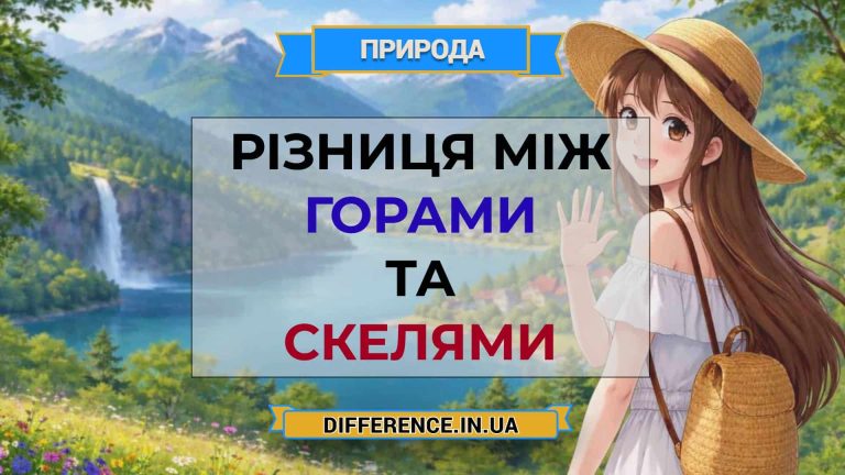 Різниця між горами та скелями