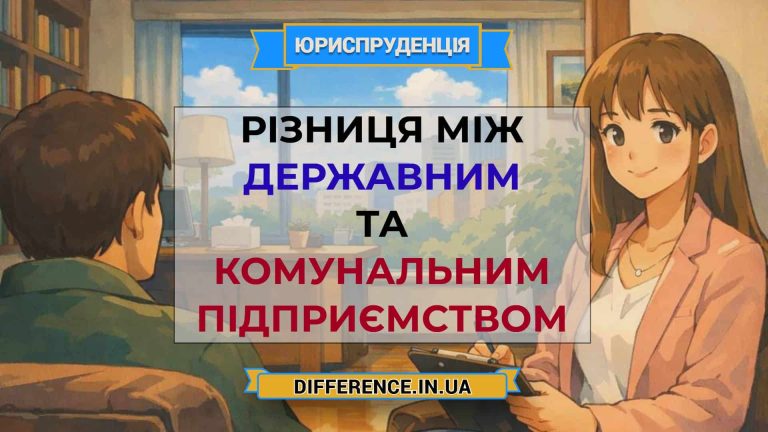 Різниця між державним та комунальним підприємством