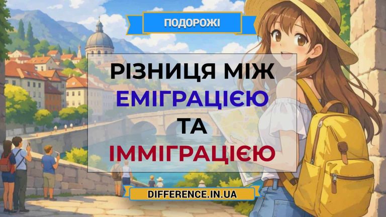 Різниця між еміграцією та імміграцією