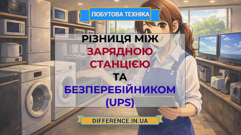 Різниця між зарядною станцією та безперебійником (UPS)