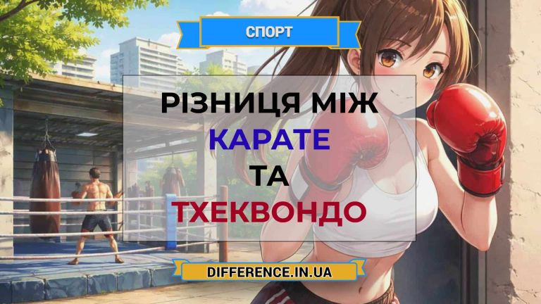 Різниця між карате та тхеквондо