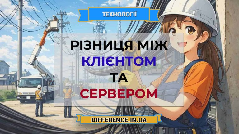 Різниця між клієнтом та сервером