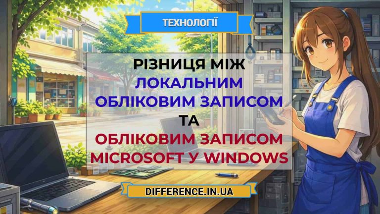 Різниця між локальним обліковим записом та обліковим записом Microsoft у Windows