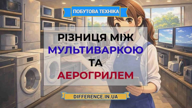 Різниця між мультиваркою та аерогрилем