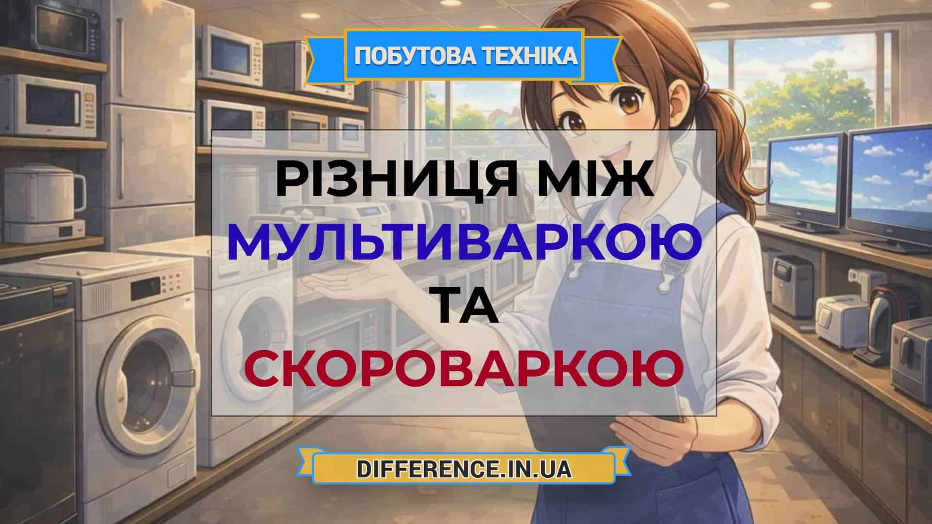 Різниця між мультиваркою та скороваркою