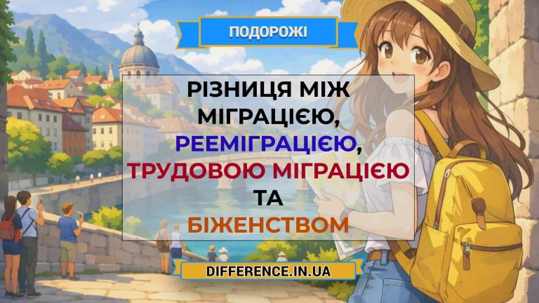 Різниця між міграцією, рееміграцією, трудовою міграцією та біженством