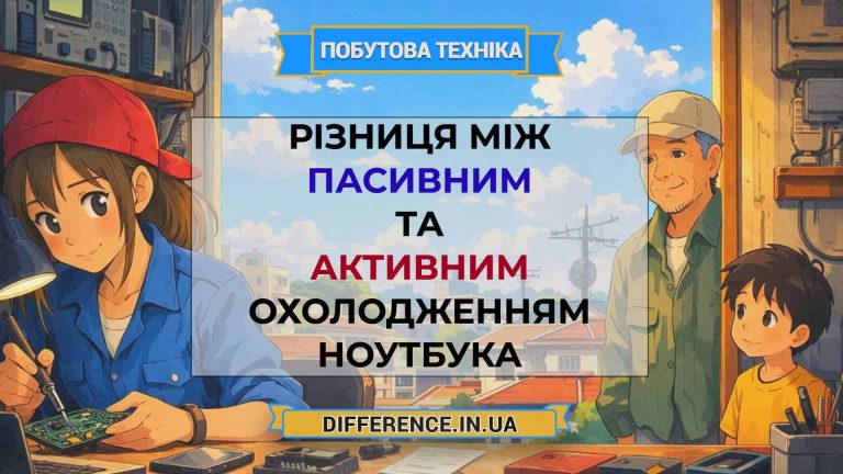 Різниця між пасивним та активним охолодженням ноутбука