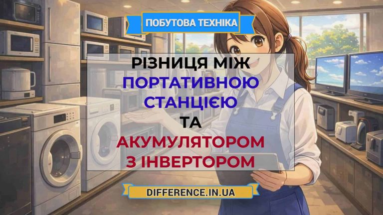 Різниця між портативною станцією та акумулятором з інвертором