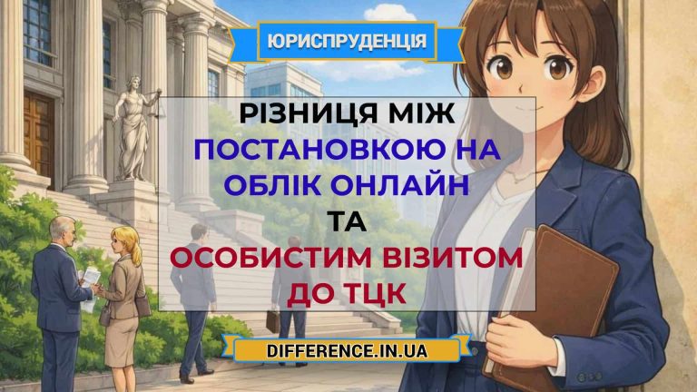 Різниця між постановкою на облік онлайн та особистим візитом до ТЦК