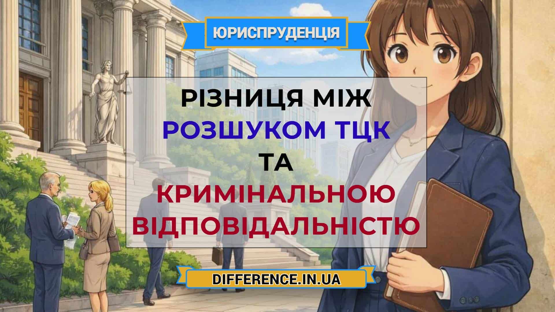 Різниця між розшуком ТЦК та кримінальною відповідальністю