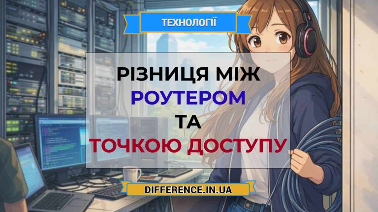 Різниця між роутером та точкою доступу