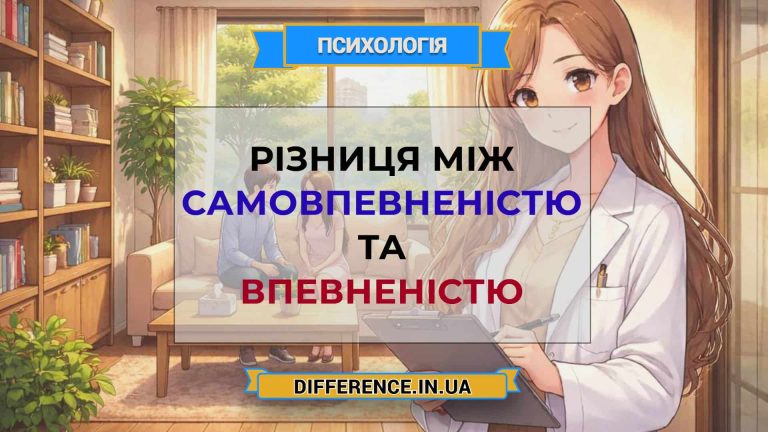Різниця між самовпевненістю та впевненістю