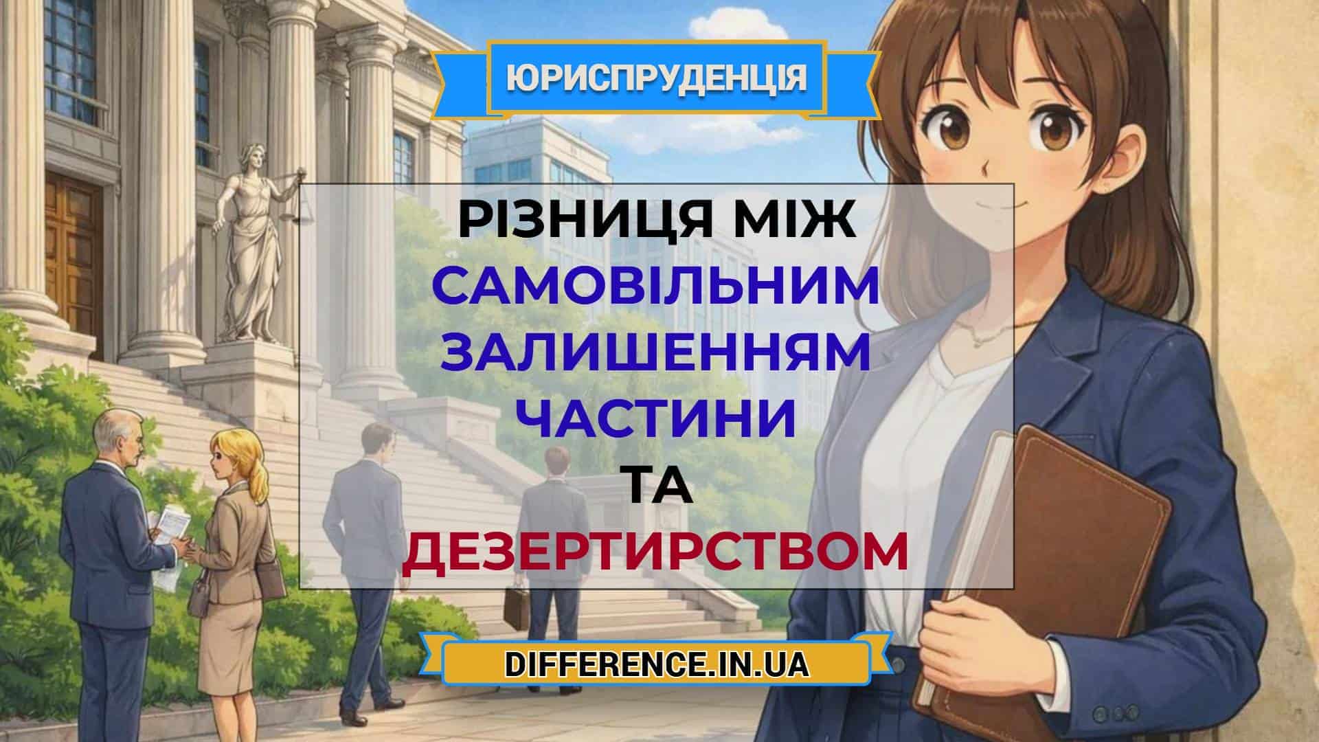 Різниця між самовільним залишенням частини та дезертирством
