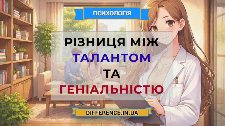 Різниця між талантом та геніальністю